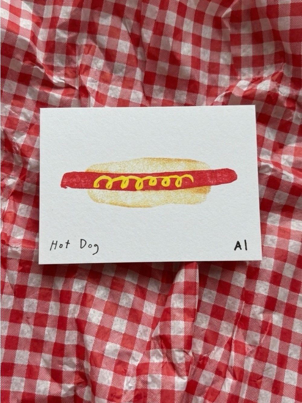Ana Inciardi Hot Dog Print